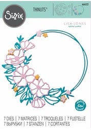 Fustella Sottile Sizzix Cerchio Floreale 666522