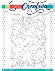 Fustella Sottile Sfondo con Fiori RU529