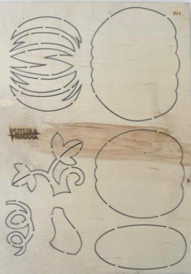 Fustella A4 Artigianale Zucca Cenerentola