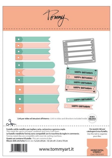 Fustella Sottile Tommy Horizontal Stripes®