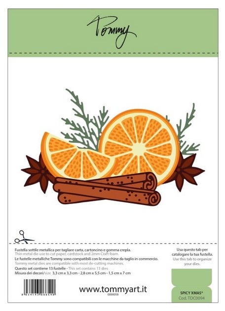 Fustella Sottile Tommy Spicy Xmas