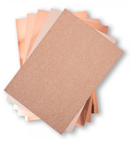 Rose Gold Pack Carta Sizzix 664534