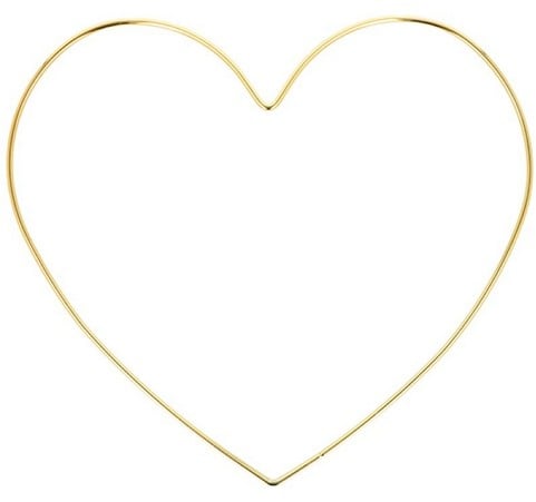 Cuore Grande Oro Lucido