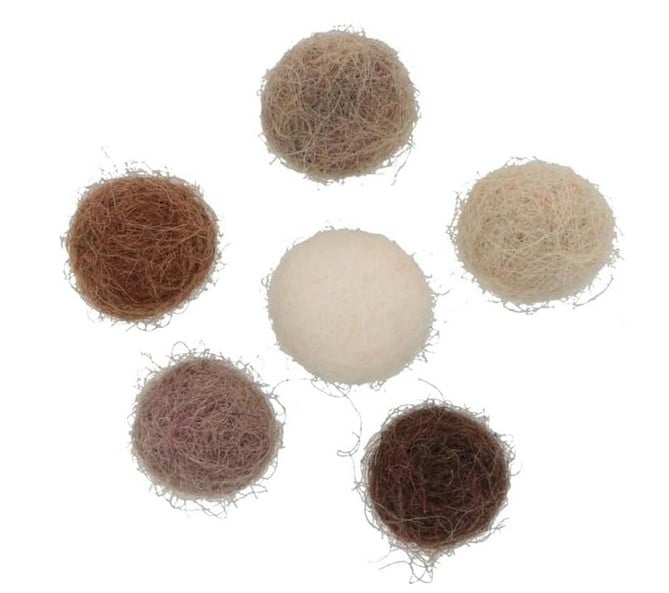 Pon Pon Lana Sfumature di Marrone 1cm