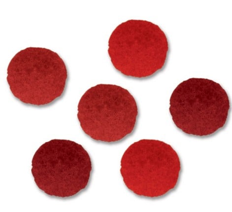 Pon Pon Sfumature di Rosso 1cm