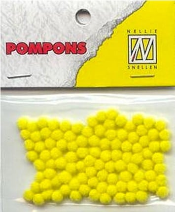 Pon Pon Giallo 3mm