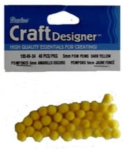 Pon Pon Giallo 5mm