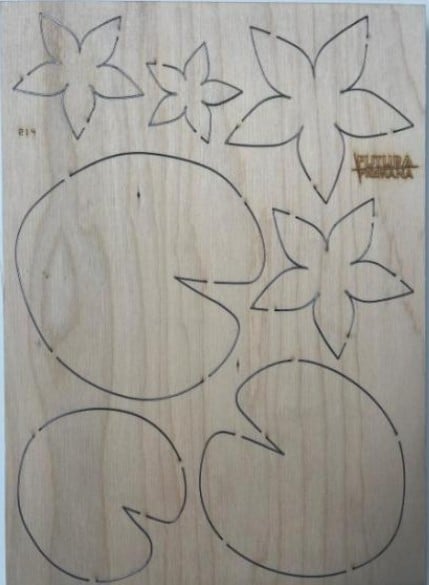 Fustella A4 Artigianale Fiore di Loto