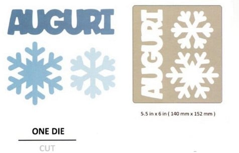 Fustella Futura Fiocchi e Auguri 3600