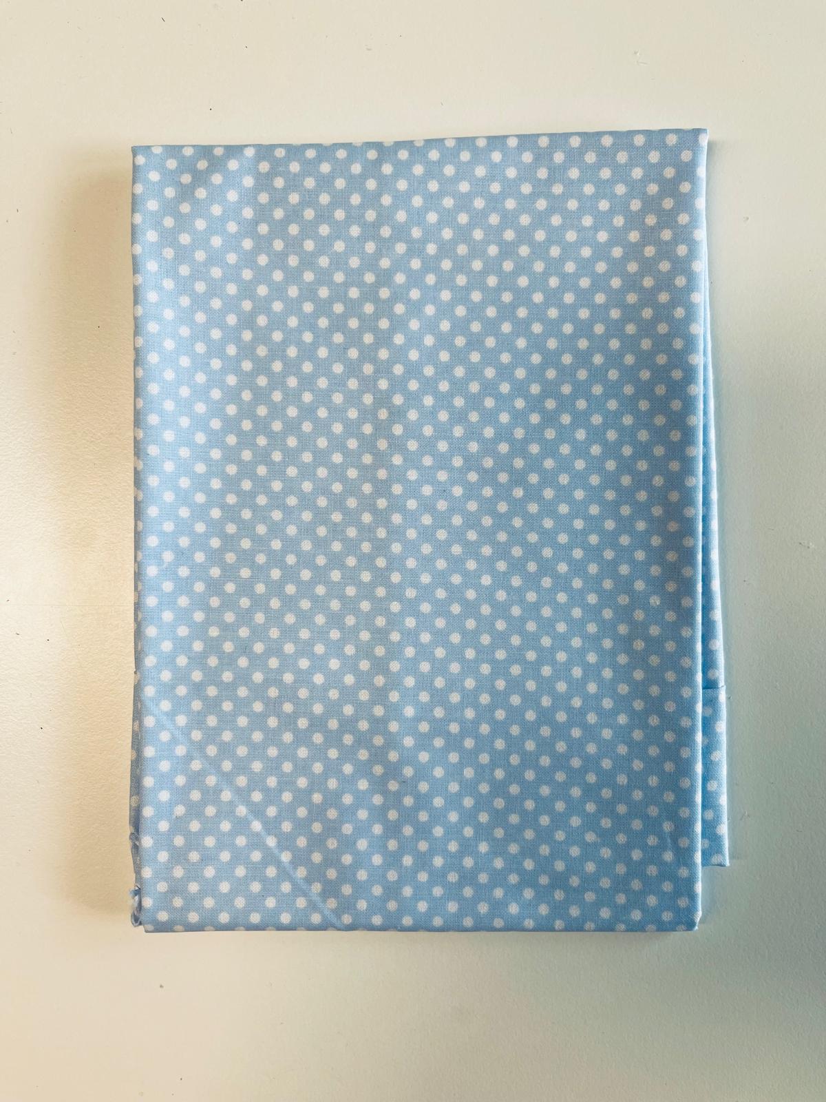 Tessuto Cotone Azzurro