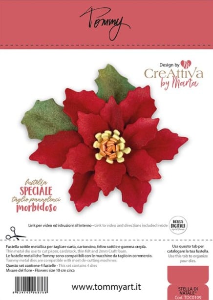 Fustella Sottile Tommy Stella di Natale design by Creattiva by Marta