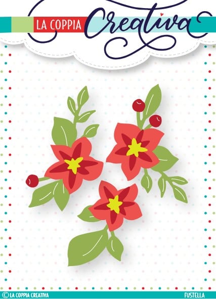 Fustella Sottile Stella di Natale Mini RU557