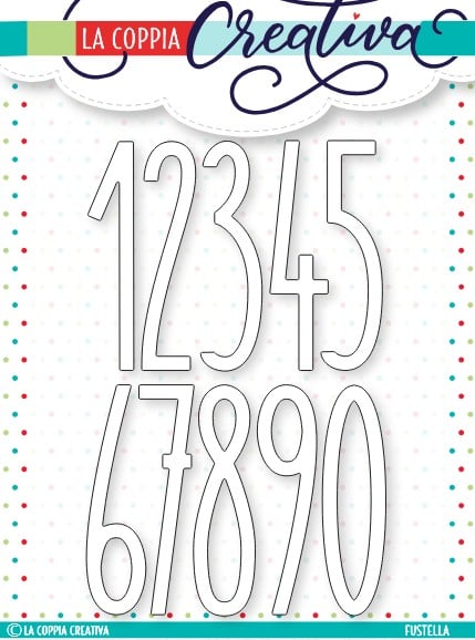 Fustella Sottile Numeri Slim RU558