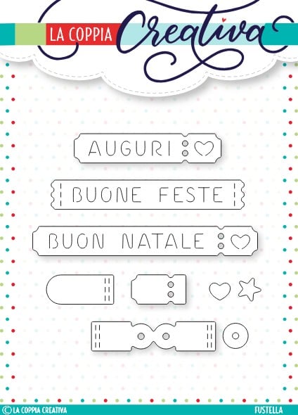 Fustella Sottile Natale Ticket RI566