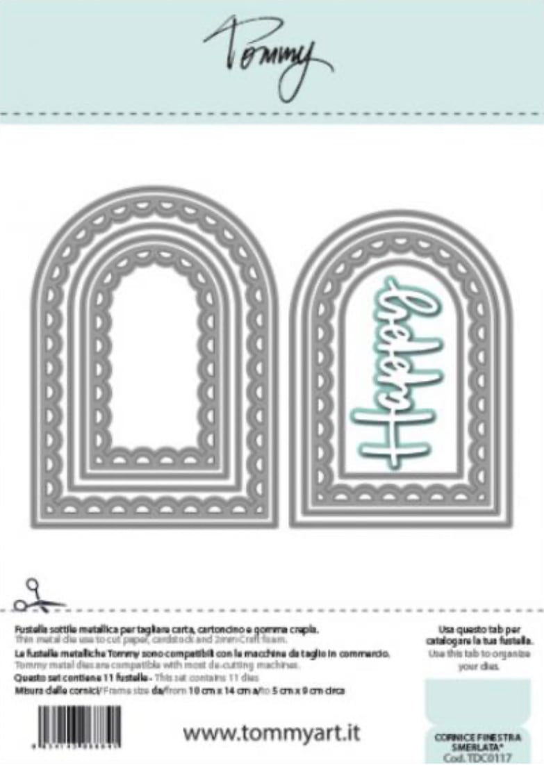Fustella Sottile Tommy Cornice Finestra Smerlata