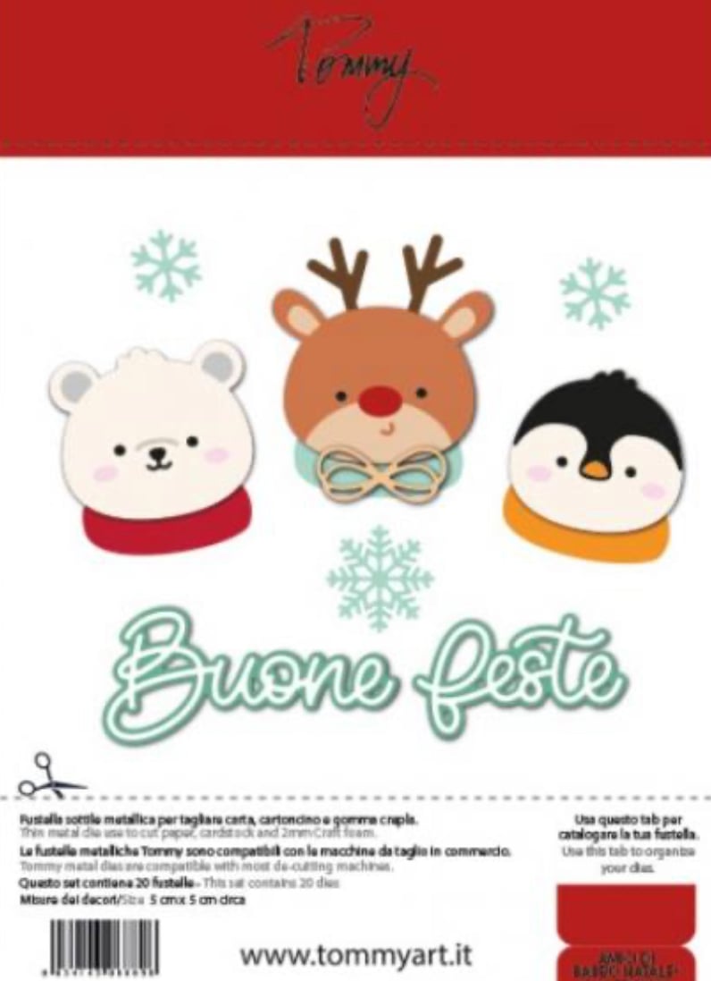 Fustella Sottile Tommy Amici di Babbo Natale