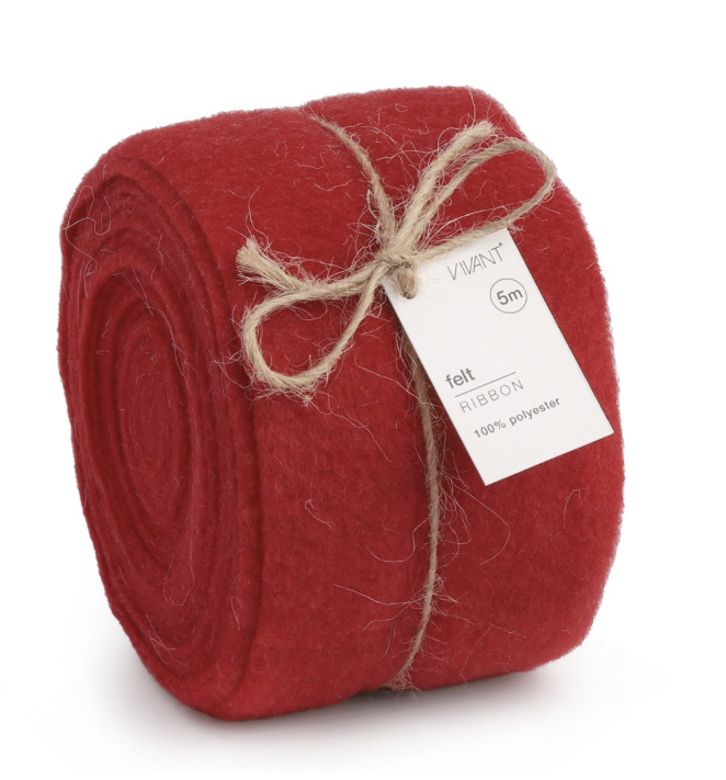 Rotolo Panno Lana Rosso