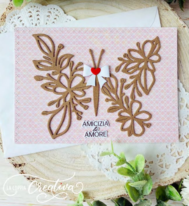 Fustella Sottile Farfalla e Fiori RU585