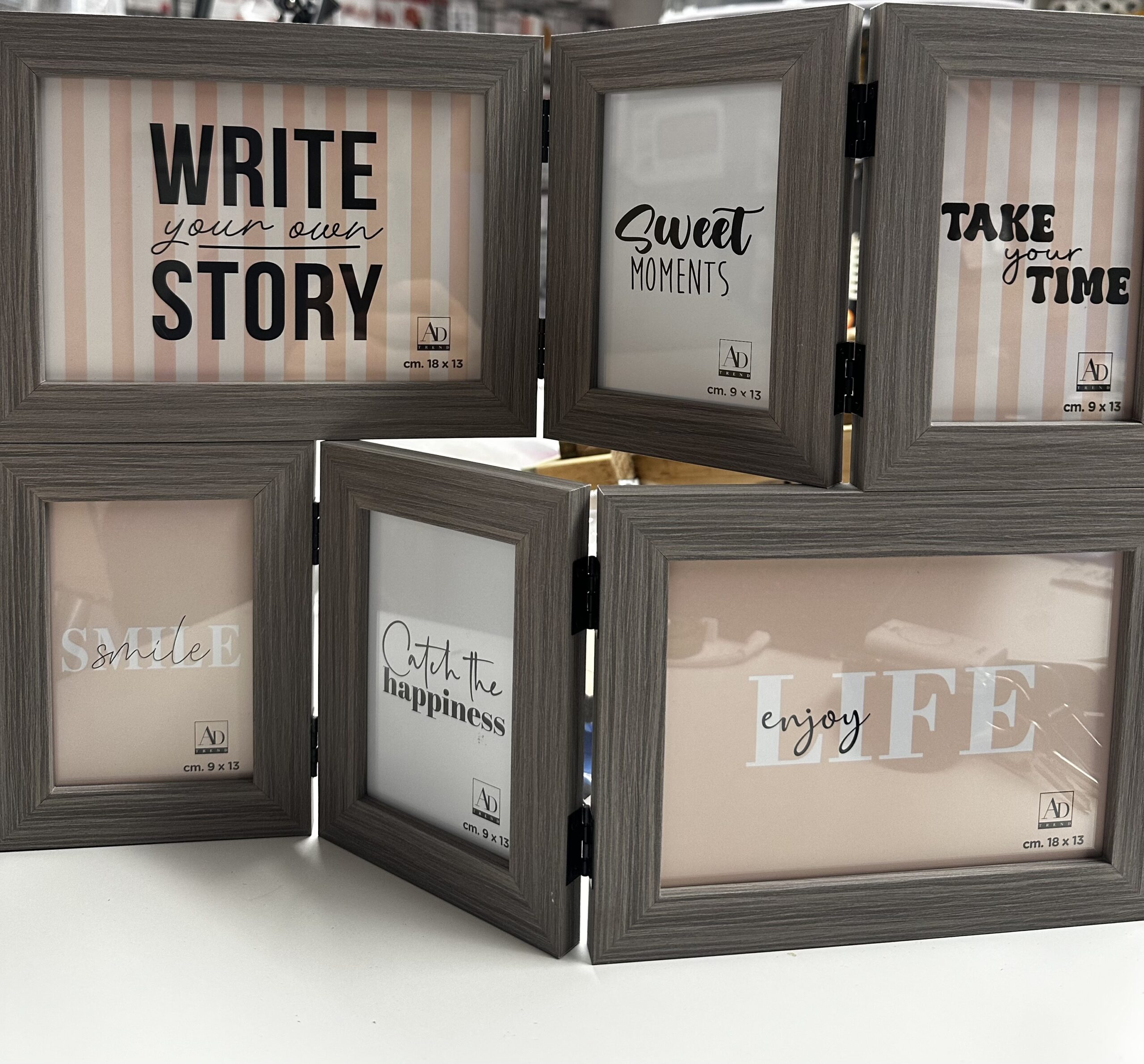 Set 6 Cornici Pieghevoli in Legno