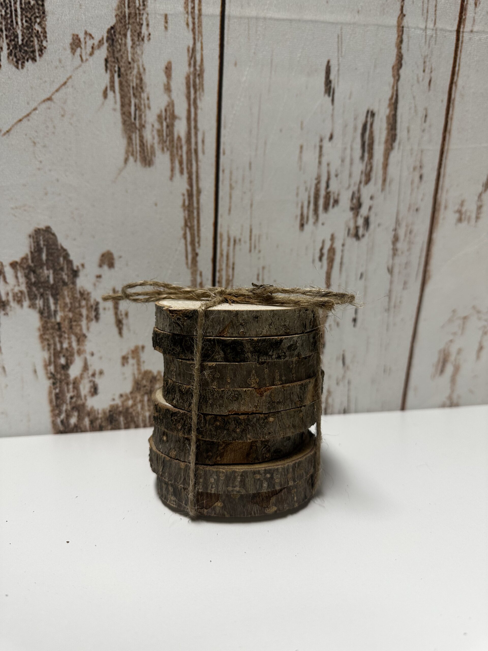 Set 8 Dischi Legno Mini