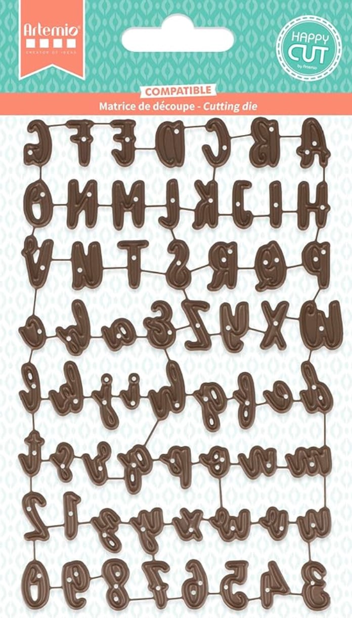 Fustella Sottile Alfabeto e Numeri