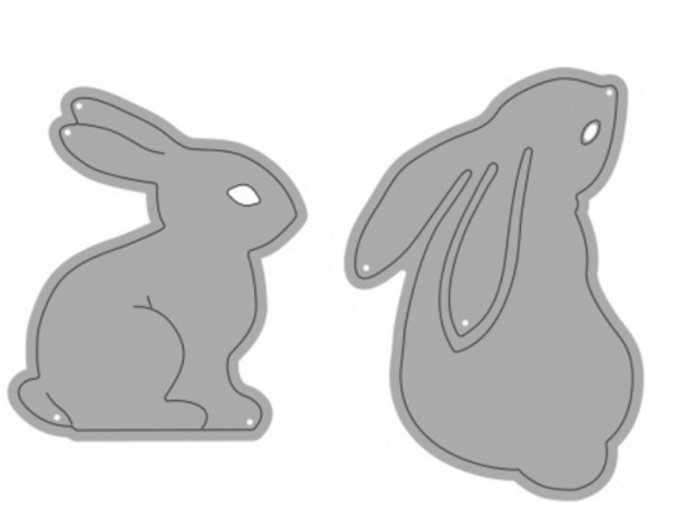 Fustella Sottile Conigli PC1507