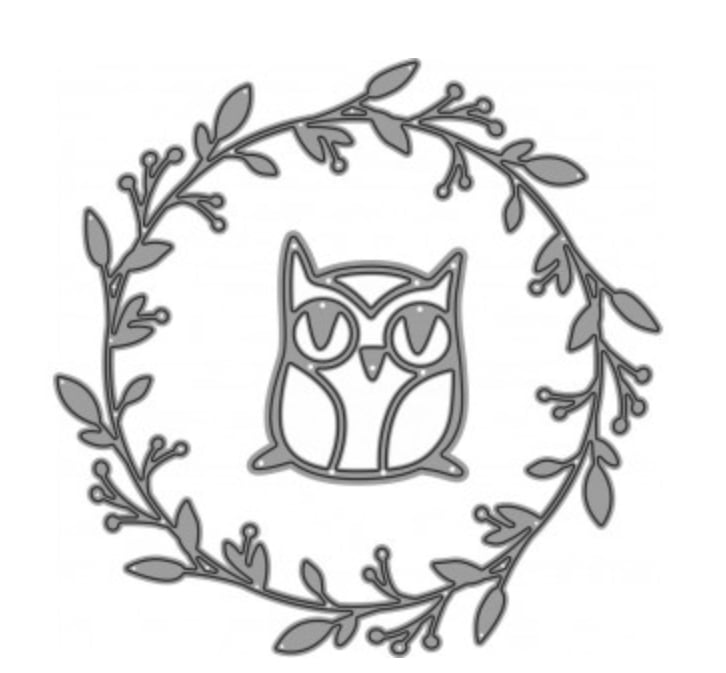 Fustella Sottile Gufo Ramoscello PC1011