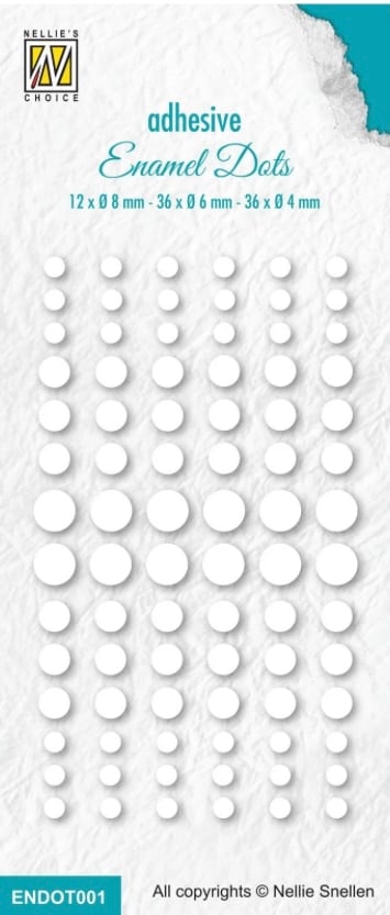 Enamel Dots White