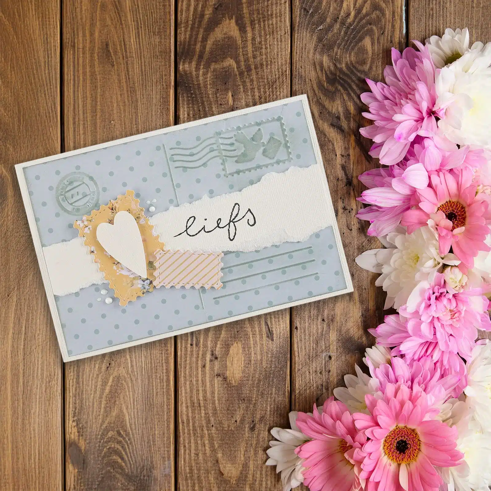 Embossing Tarjeta Postal