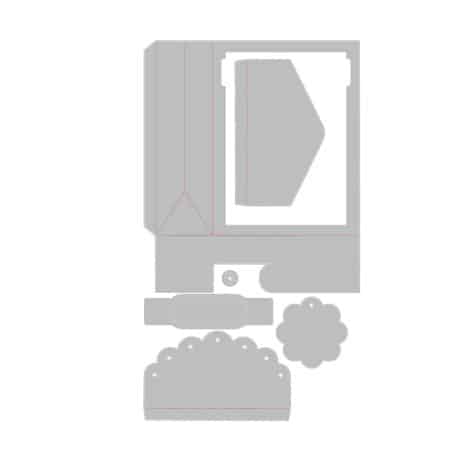 Fustella sottile Sizzix Bag 667116