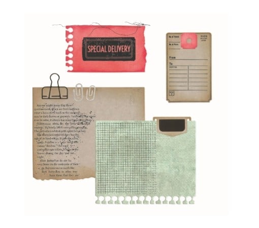 Fustella sottile e timbri Sizzix 667058