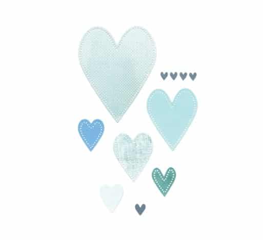 Fustella sottile Sizzix Cuori 666813