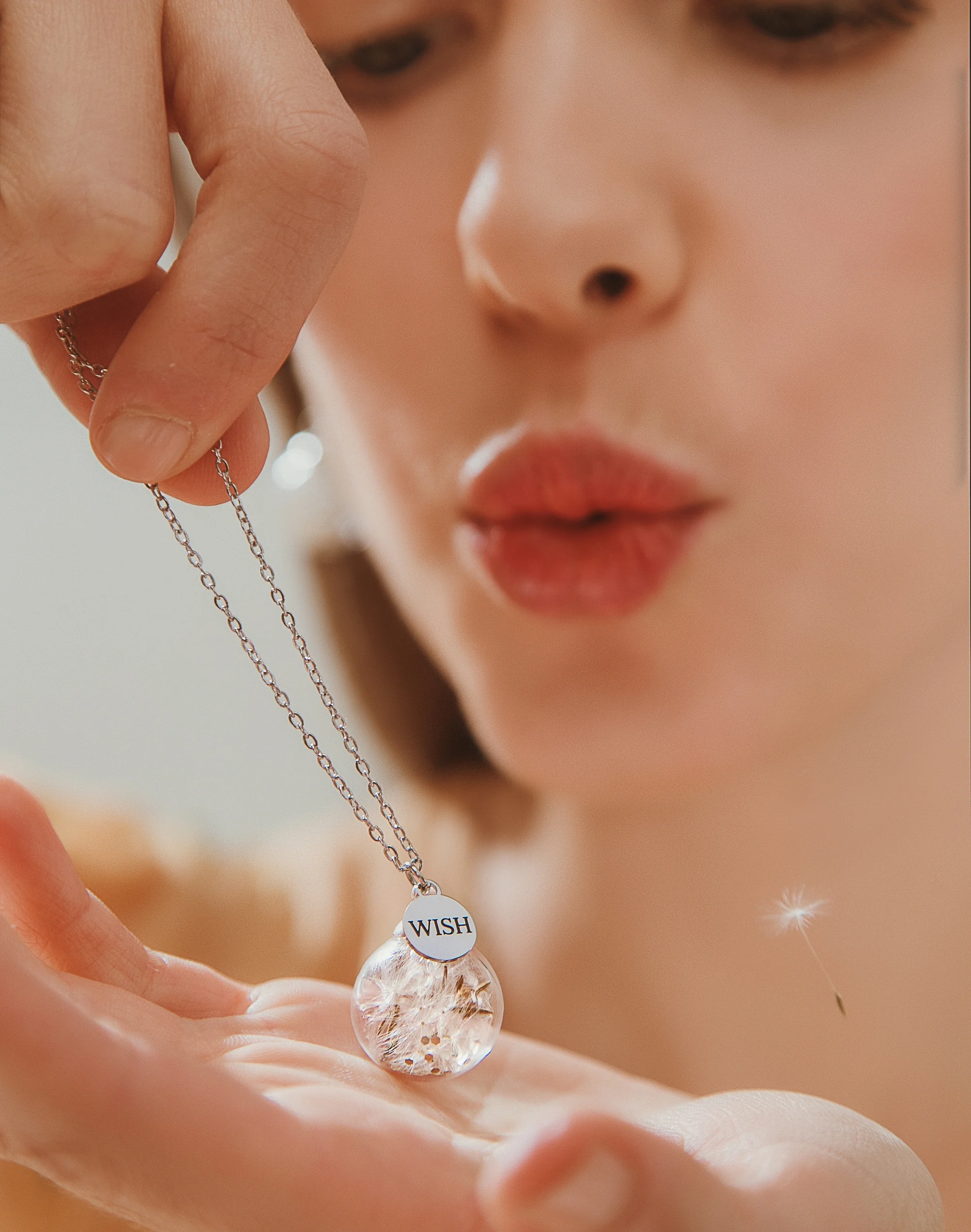 Collana il Giardino dei Desideri Make your wish “Soffione”