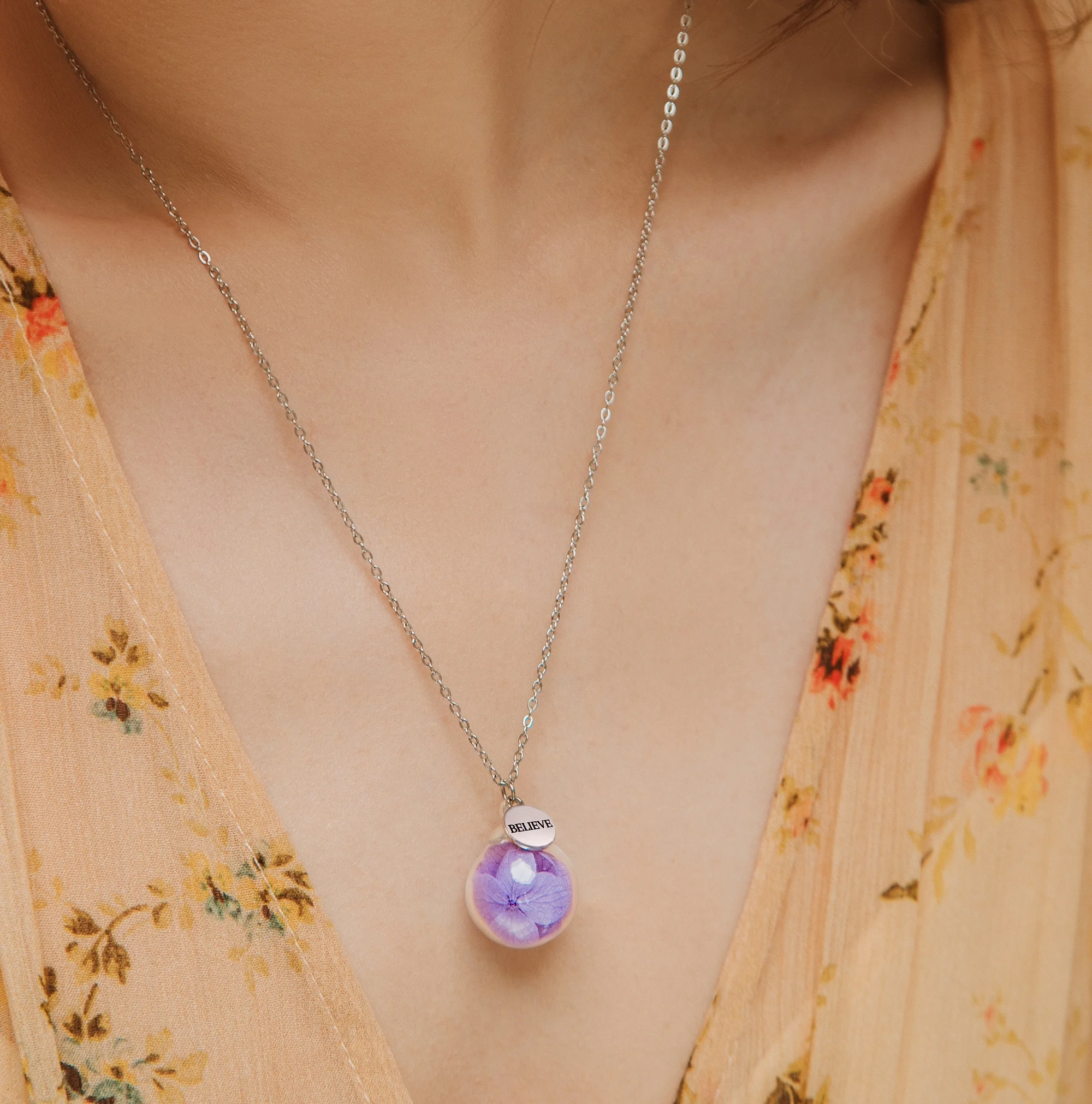 Collana il Giardino dei Desideri Forza spirituale “Ortensia”