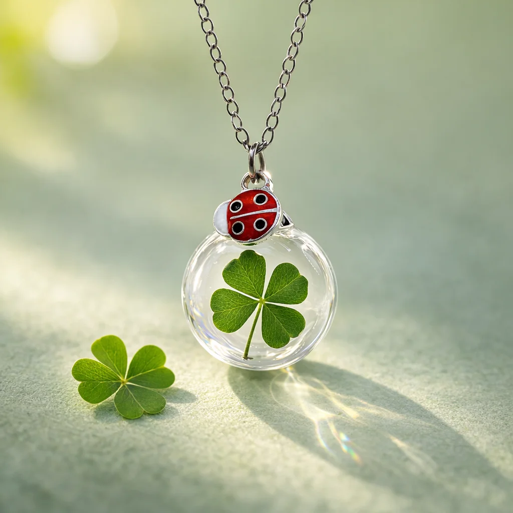 Collana il Giardino dei Desideri Fortuna “Quadrifoglio”