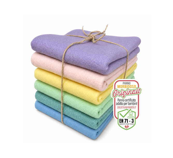 Set Pastello โ Pannolenci Morbidoso โ 6 colori