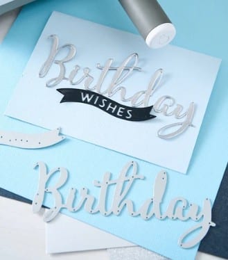 Fustella sottile Sizzix Birthday 667144