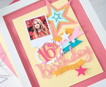 Fustella sottile Sizzix Birthday 667144