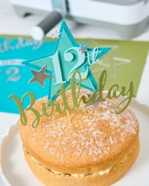 Fustella sottile Sizzix Birthday 667144