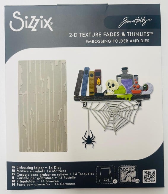 Fustella sottile+Embossing Folder Sizzix 666911