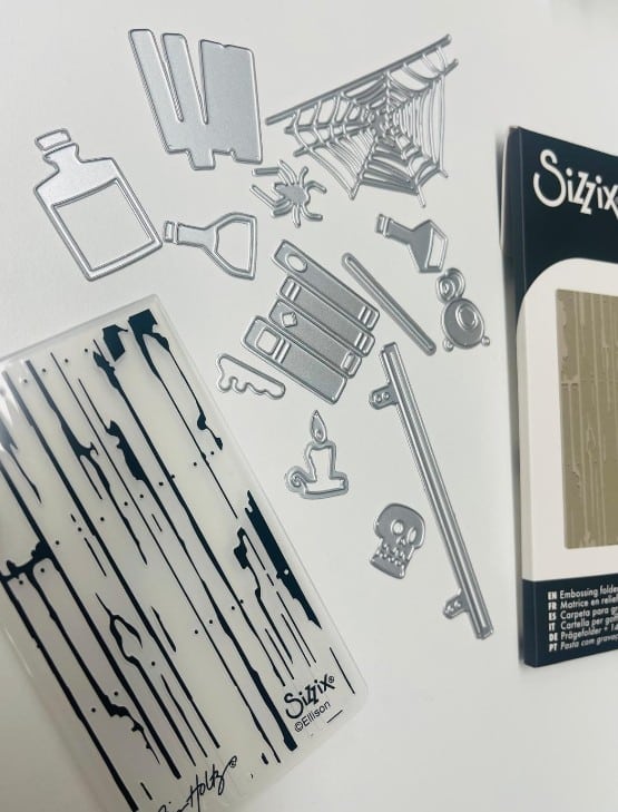 Fustella sottile+Embossing Folder Sizzix 666911
