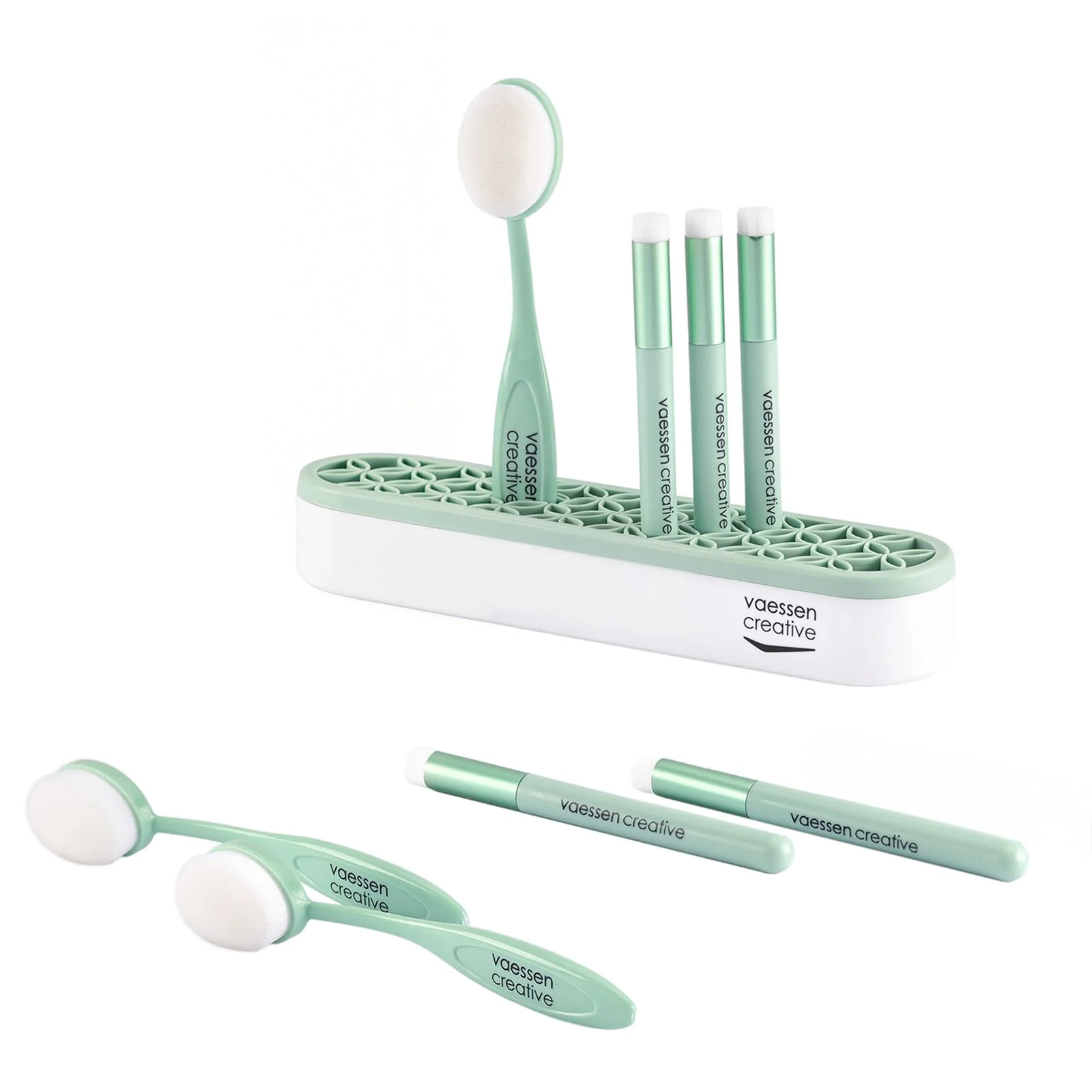Set blending brushes + holder