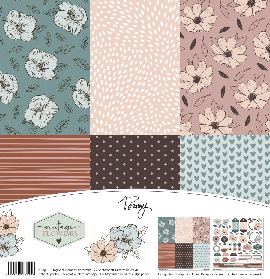 Vintage Flowers Carta Tommy