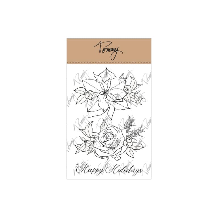 Timbri Tommy Christmas flowers