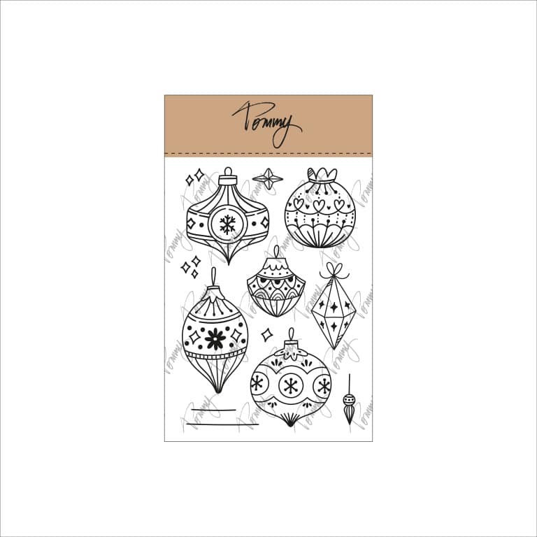 Timbri Tommy Happy Christmas Ornaments