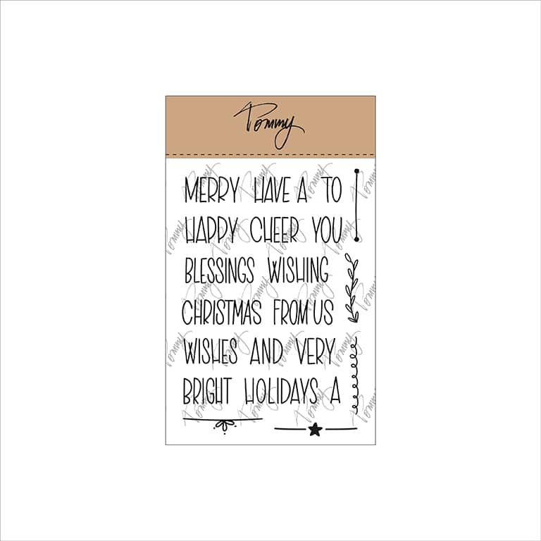 Timbri Tommy Mini Christmas Words