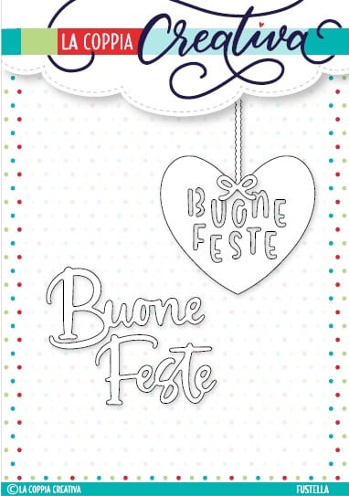 Fustella sottile Buone Feste 3 RI-624