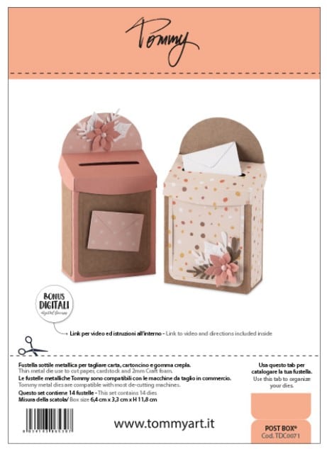 Fustella sottile Tommy Post Box