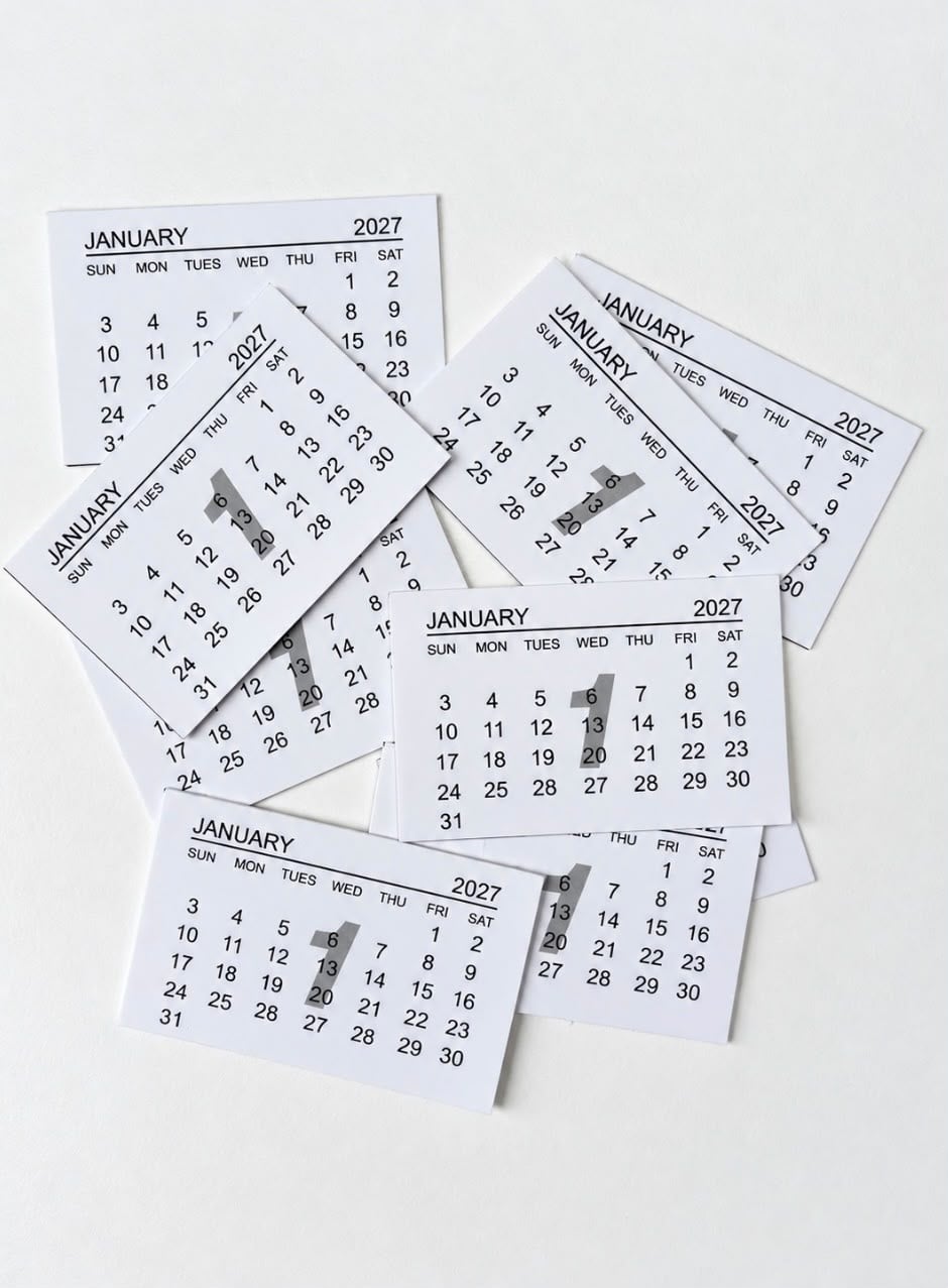 Calendarietti 2027